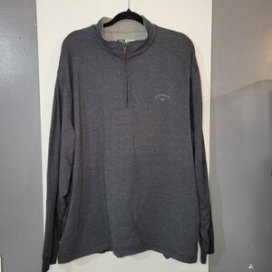 Callaway men's 1/4 zip pullover gray size XXL
